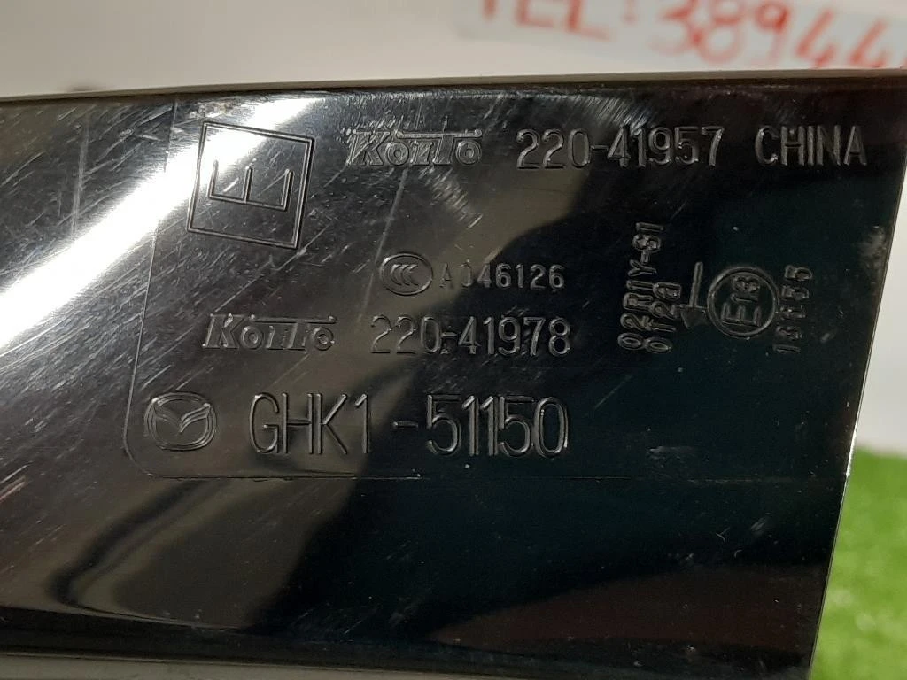 Fanale EST POST SX FARO FANALE STOP GHK1-51150 Mazda 6 III 2013