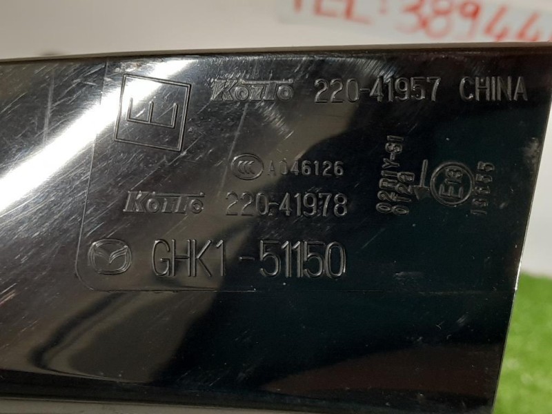 Fanale EST POST SX FARO FANALE STOP GHK1-51150 Mazda 6 III 2013