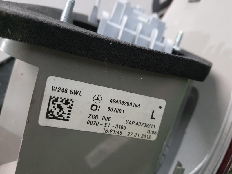 Fanale EST POST SX A2468200164 Mercedes Classe B W246 2012