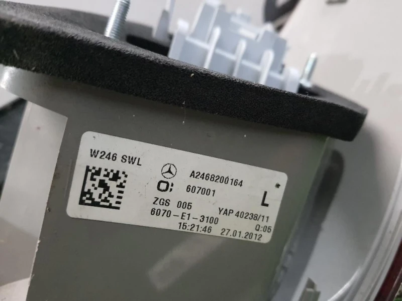 Fanale EST POST SX A2468200164 Mercedes Classe B W246 2012