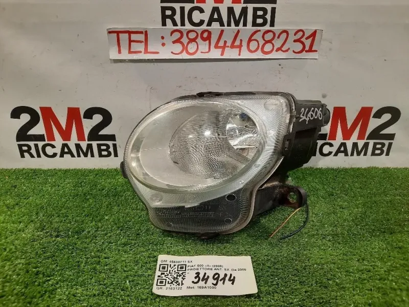 Proiettore ANT SX 45530711 SX Fiat 500 II 2008
