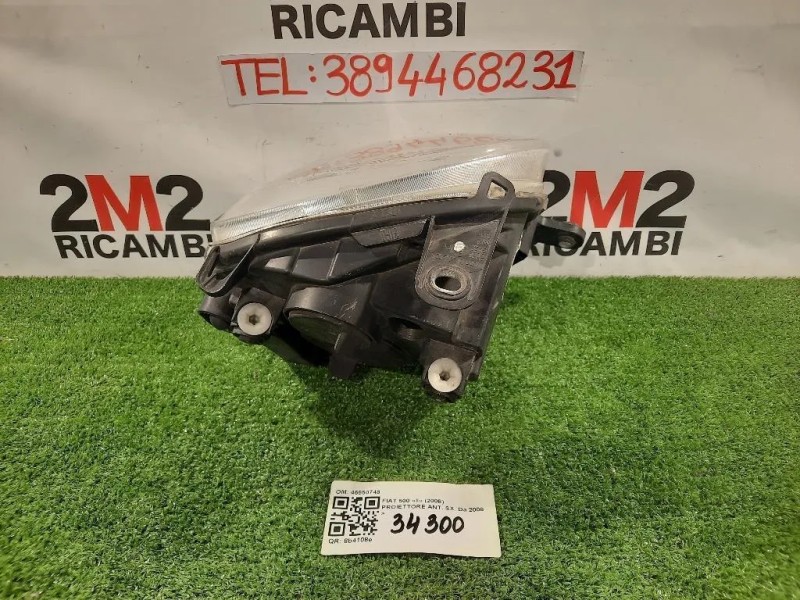 Proiettore ANT SX 45550748 Fiat 500 II 2008