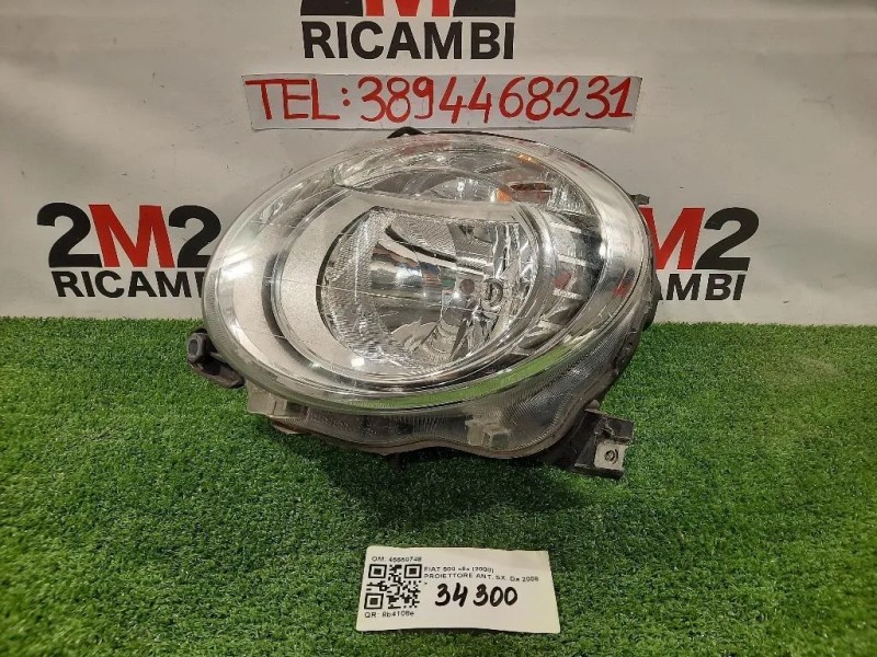 Proiettore ANT SX 45550748 Fiat 500 II 2008