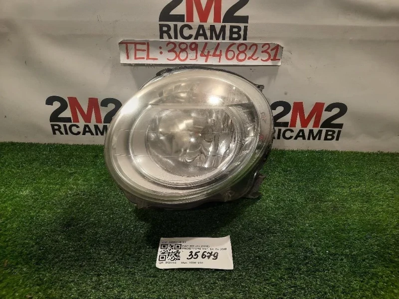 Proiettore ANT SX 45550748 SX Fiat 500 II 2008
