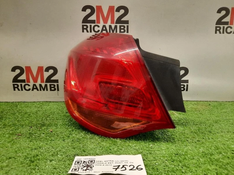 Fanale EST POST SX 13306453 Opel Astra J 2010