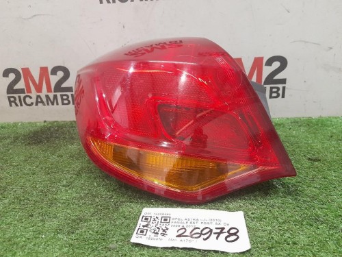 Fanale EST POST SX 13306453 Opel Astra J 2010