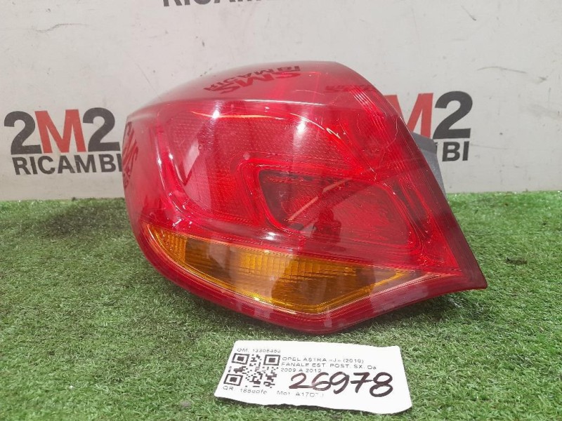Fanale EST POST SX 13306453 Opel Astra J 2010