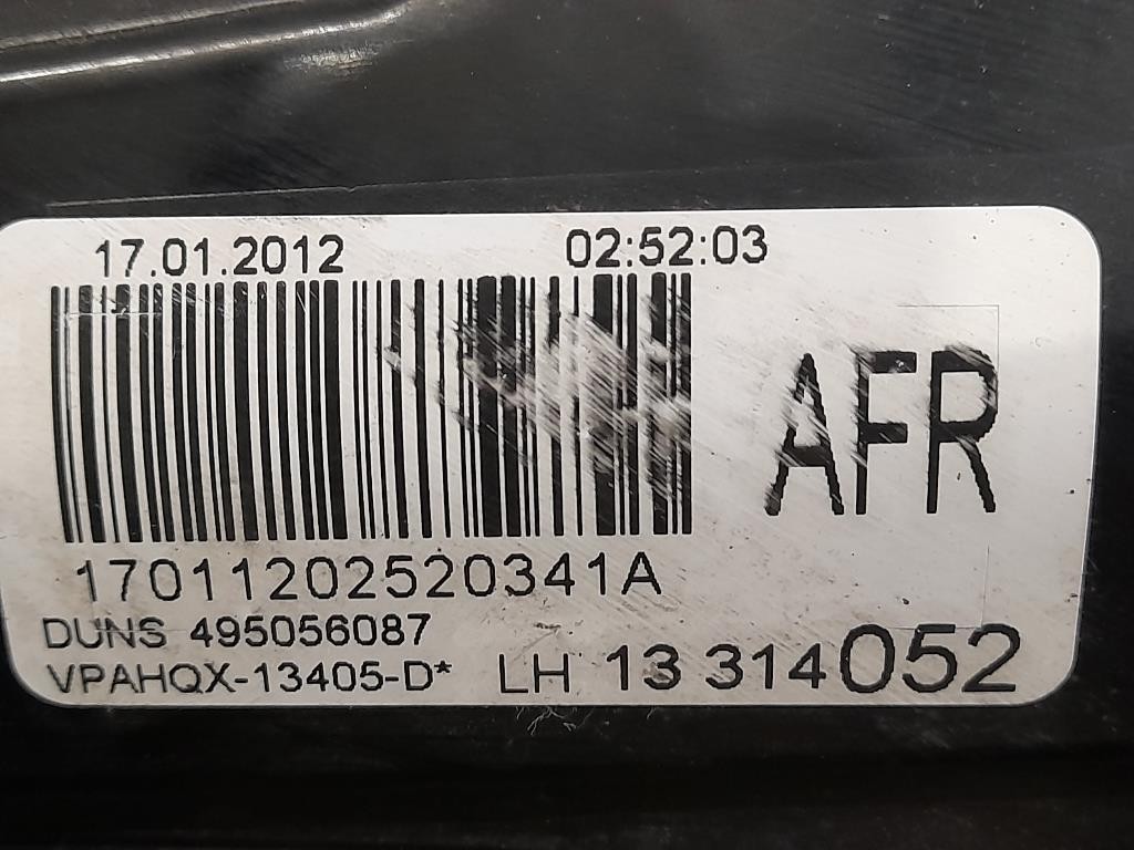 Fanale EST POST SX 13314052 Opel Astra J 2010