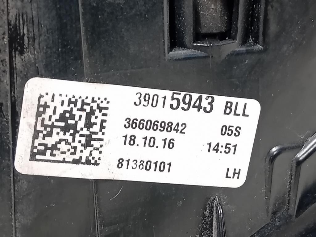 Fanale EST POST SX 39015943 Opel Astra K 2016