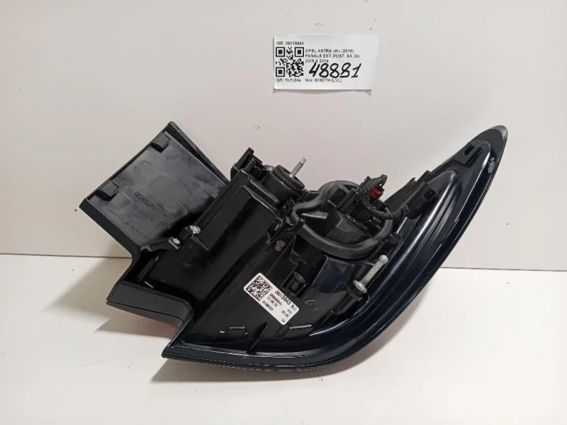 Fanale EST POST SX 39015943 Opel Astra K 2016
