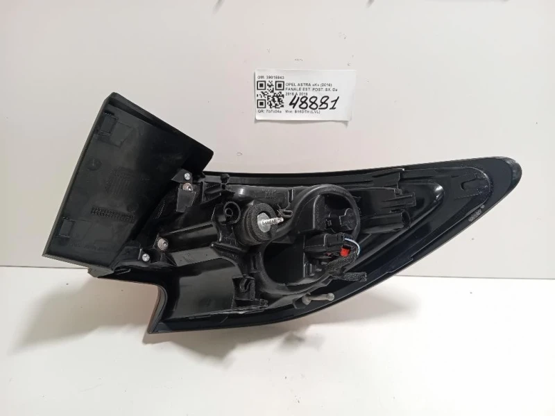 Fanale EST POST SX 39015943 Opel Astra K 2016