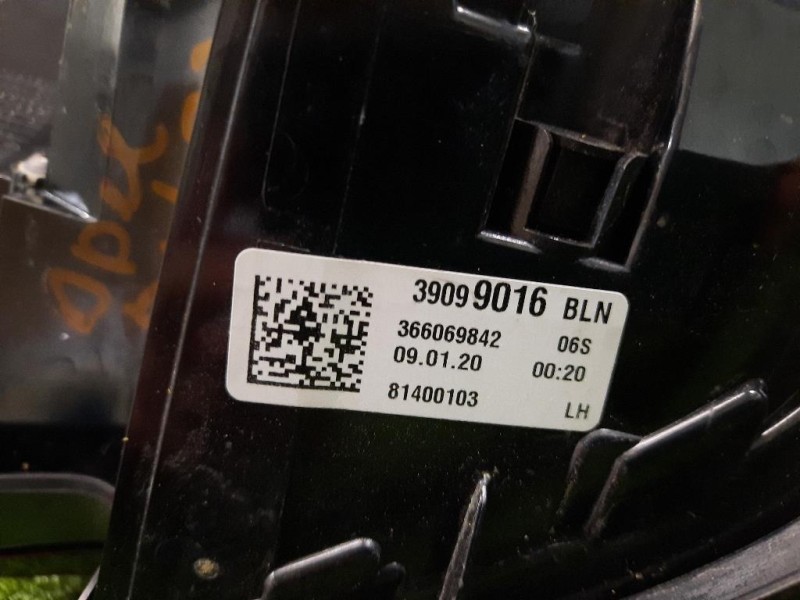 Fanale EST POST SX 39099016 Opel Astra K 2019