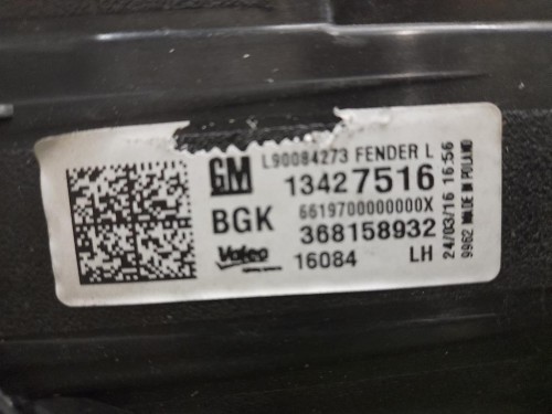 Fanale EST POST SX 13427516 Opel Astra K SW 2016