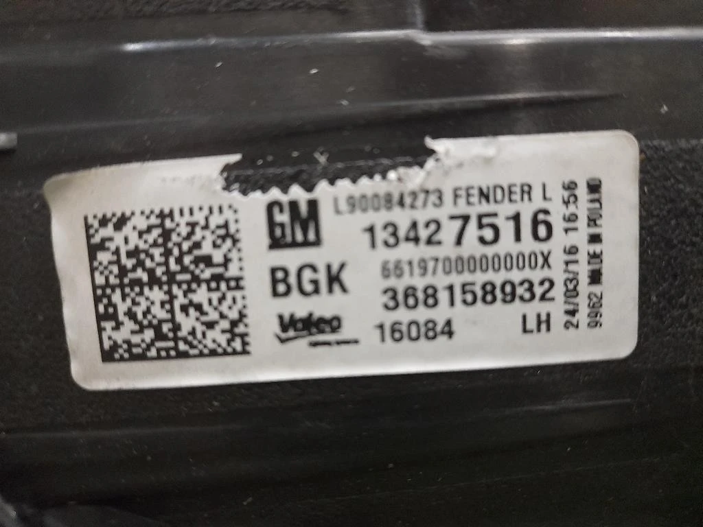 Fanale EST POST SX 13427516 Opel Astra K SW 2016