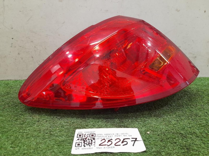 Fanale EST POST SX 13253627 Opel Meriva B 2010