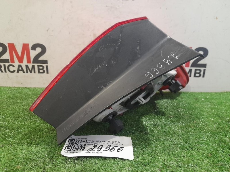 Fanale EST POST SX 13434859 Opel Meriva B 2014