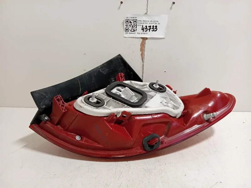 Fanale EST POST SX 21630101 Opel Meriva B 2014