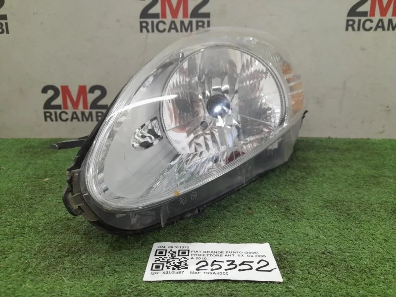 Proiettore ANT SX 89101372 Fiat Grande Punto 2006