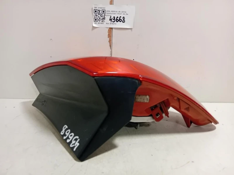 Fanale EST POST SX 21630101 Opel Meriva B 2014