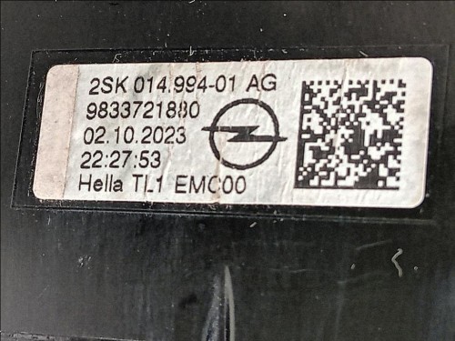 Fanale EST POST SX 9833721880 Opel Mokka B 2020