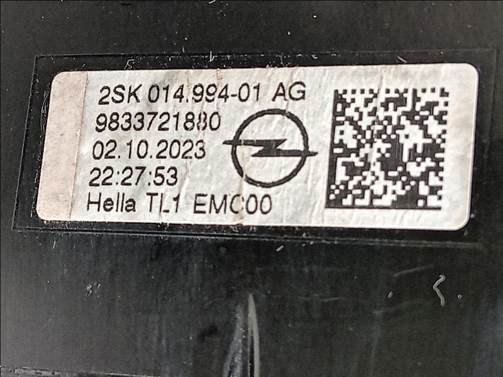 Fanale EST POST SX 9833721880 Opel Mokka B 2020