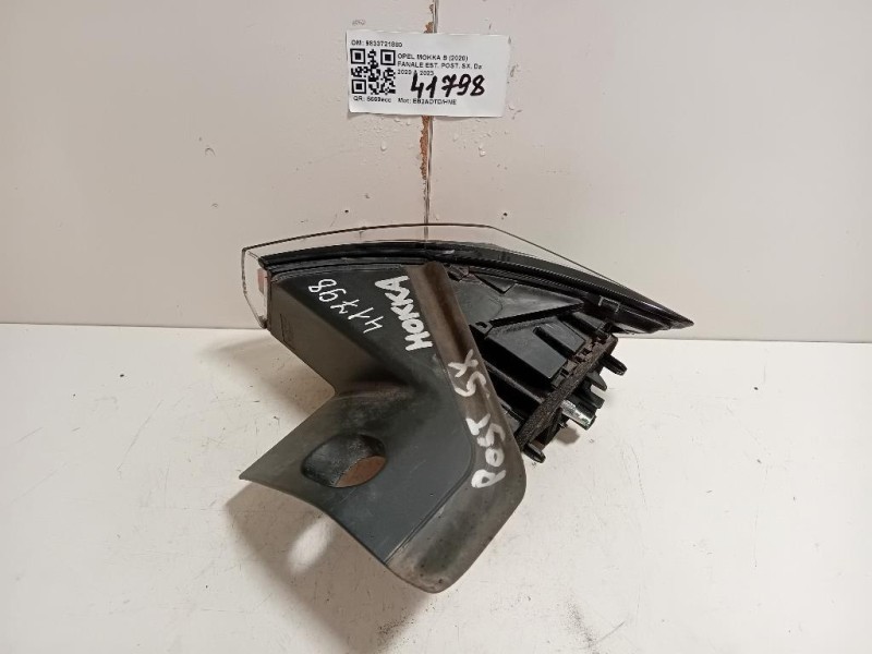 Fanale EST POST SX 9833721880 Opel Mokka B 2020