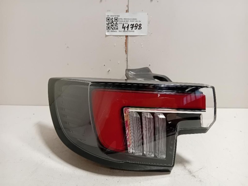 Fanale EST POST SX 9833721880 Opel Mokka B 2020