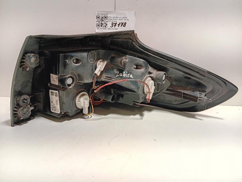 Fanale EST POST SX 338834753 Opel Zafira C 2012