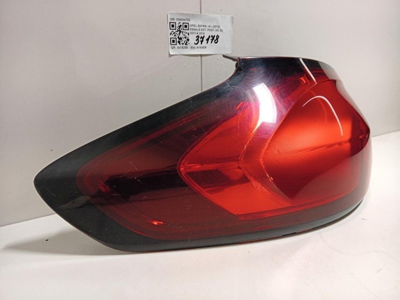 Fanale EST POST SX 338834753 Opel Zafira C 2012