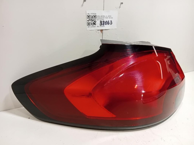 Fanale EST POST SX 13278784 Opel Zafira C 2012