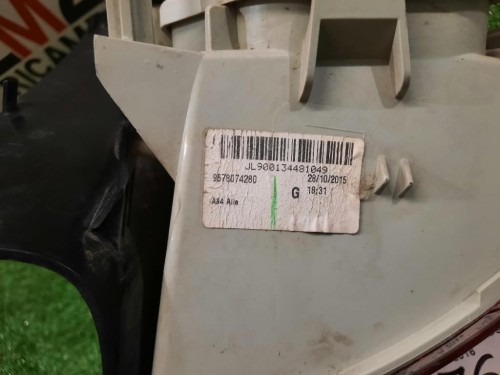 Fanale EST POST SX 9678074280 Peugeot 2008 I 2013