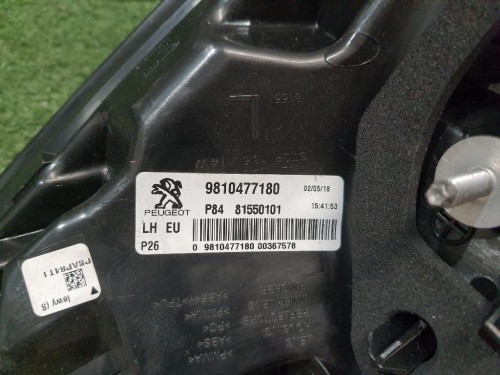 Fanale EST POST SX 9810477180 Peugeot 3008 II 2016