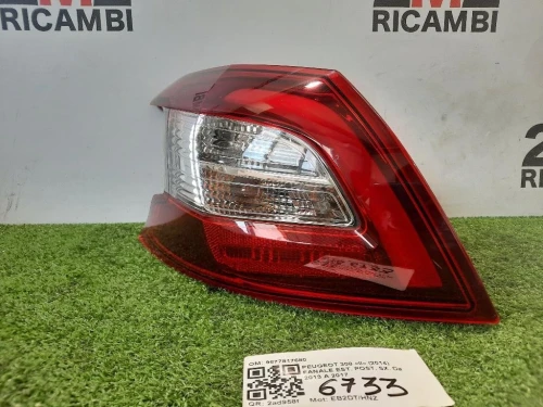 Fanale EST POST SX 9677817680 Peugeot 308 II 2014