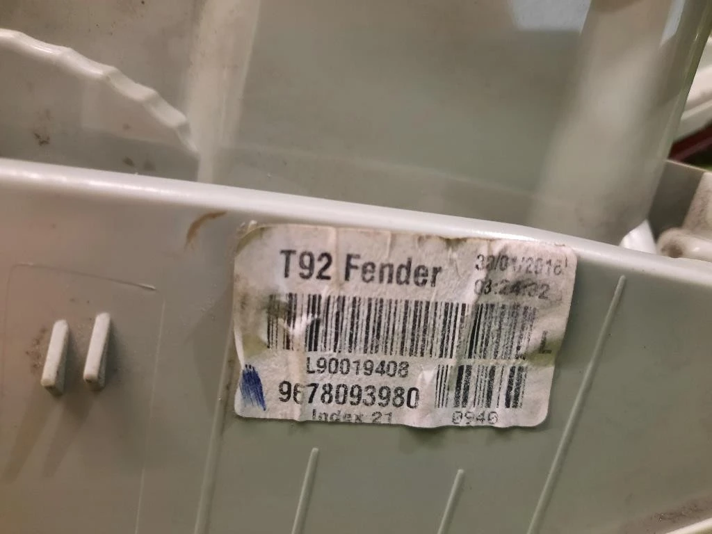 Fanale EST POST SX 9678093980 Peugeot 308 II 2014