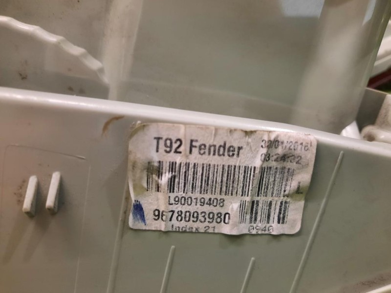 Fanale EST POST SX 9678093980 Peugeot 308 II 2014