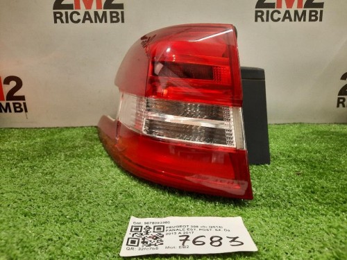 Fanale EST POST SX 9678093980 Peugeot 308 II 2014