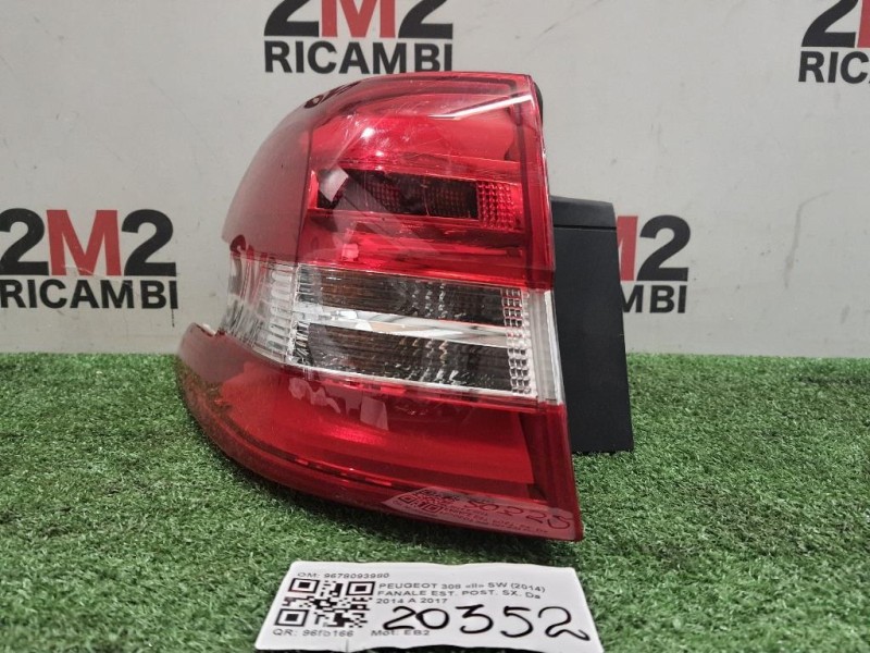 Fanale EST POST SX 9678093980 Peugeot 308 II SW 2014