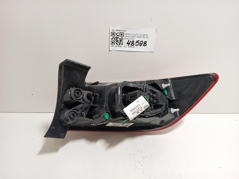 Fanale EST POST SX 265553752R Renault CLIO IV 2016