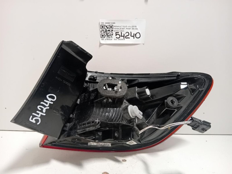 Fanale EST POST SX 265551035R Renault CLIO V 2019