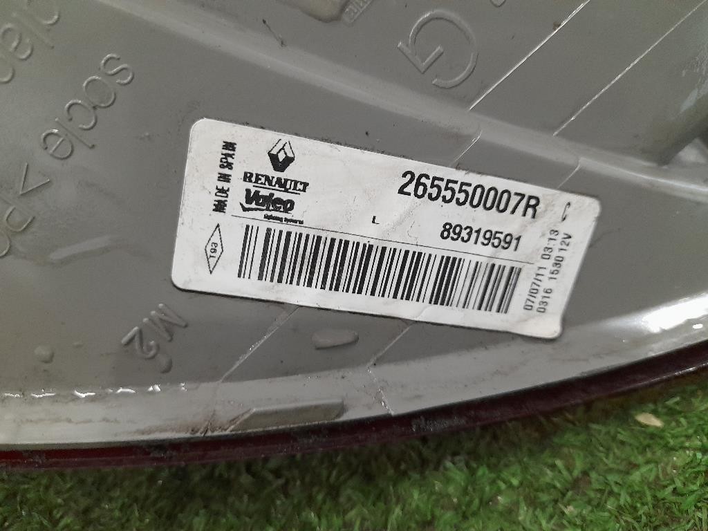 Fanale EST POST SX 265550007R Renault Mégane III 2009