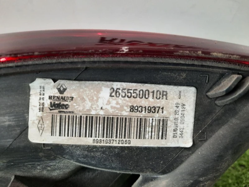 Fanale EST POST SX 265550010R Renault Mégane III SW 2009