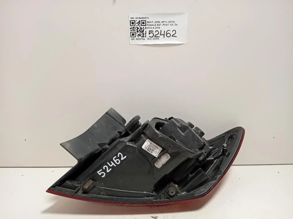 Fanale EST POST SX 5F0945207C Seat LEON 5F1 2013