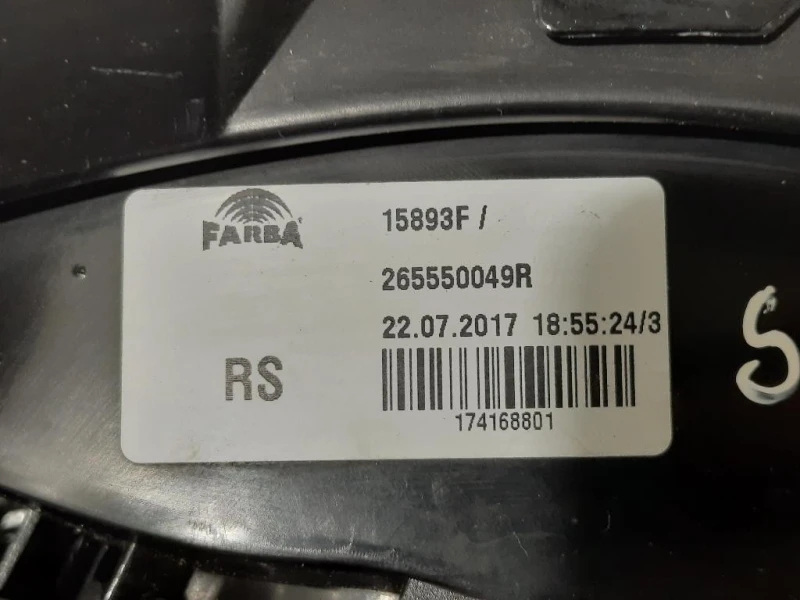 Fanale EST POST SX 265550049R Smart Forfour 453 2015