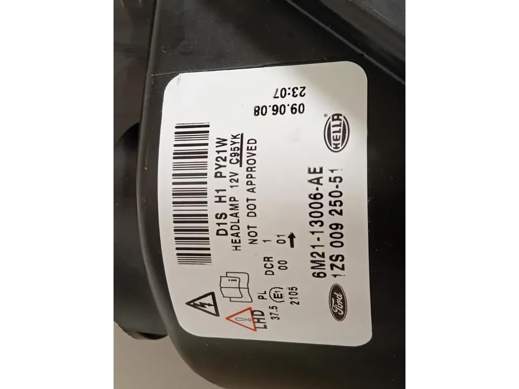 Proiettore ANT SX 6M21-13006-AE Ford S-max I 2010