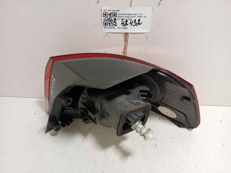 Fanale EST POST SX 5K0 945 095 Volkswagen GOLF VI 2009