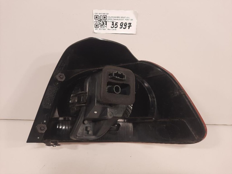 Fanale EST POST SX 5K0 945 257 Volkswagen GOLF VI 2009