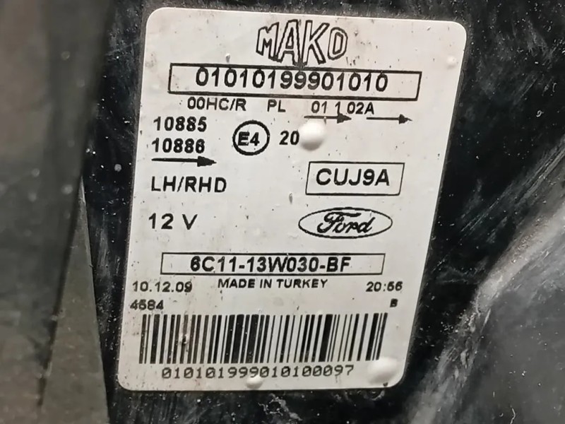 Proiettore ANT SX 6C11-13W030-BF Ford Transit V 2011