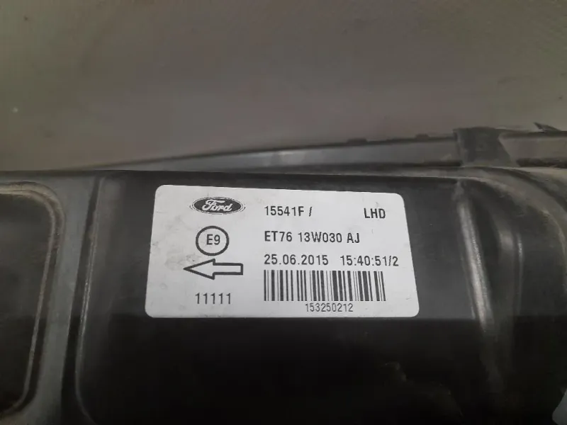 Proiettore ANT SX ET7613W030AJ Ford Transit Courier 2014