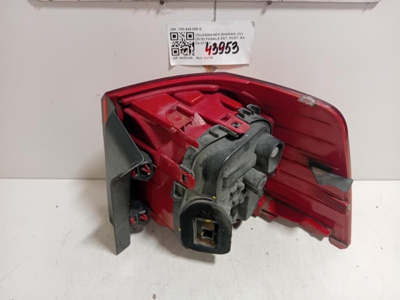 Fanale EST POST SX 7N0 945 095 G Volkswagen Sharan IV 2015