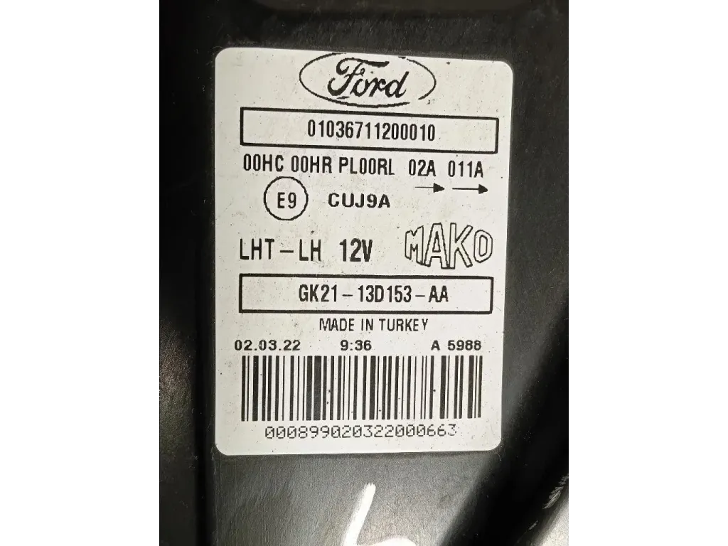 Proiettore ANT SX GK21-13C153-AA Ford Transit Custom I 2013